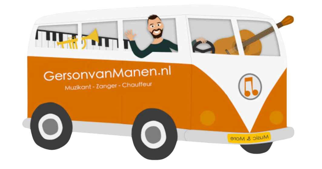 Afbeelding Gerson in Volkswagenbusje